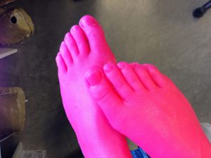 Füße aus Silikon