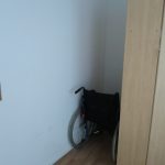 Schrank nach vorne gerückt